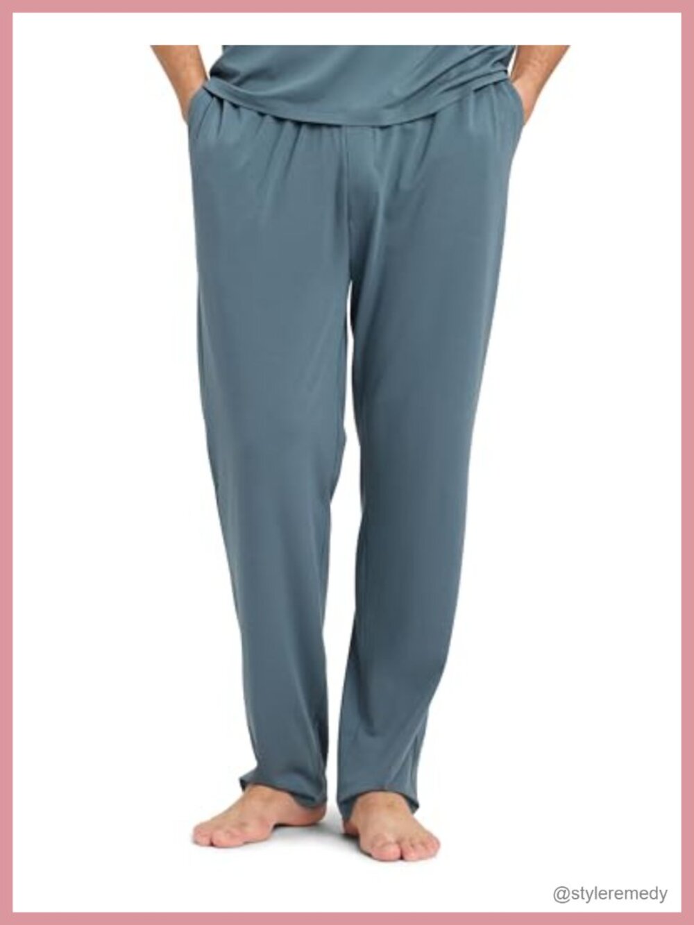 Supima Cotton Blend Pajama Pants Relaxed Fit Sleep Bottoms